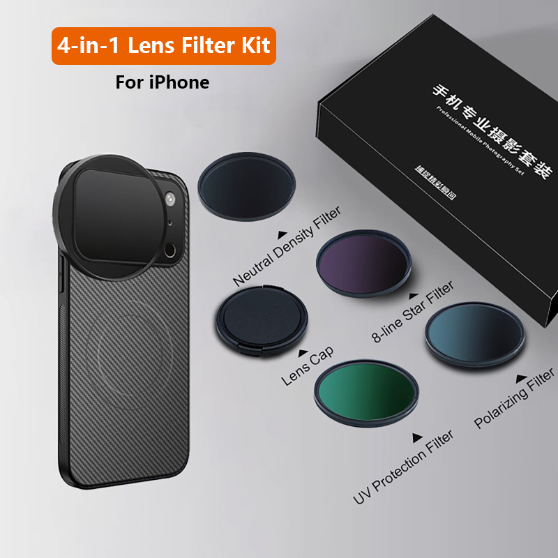 Photography Is - 4-in-1-Objektiv 58 mm Handy-Filterset CPL ND