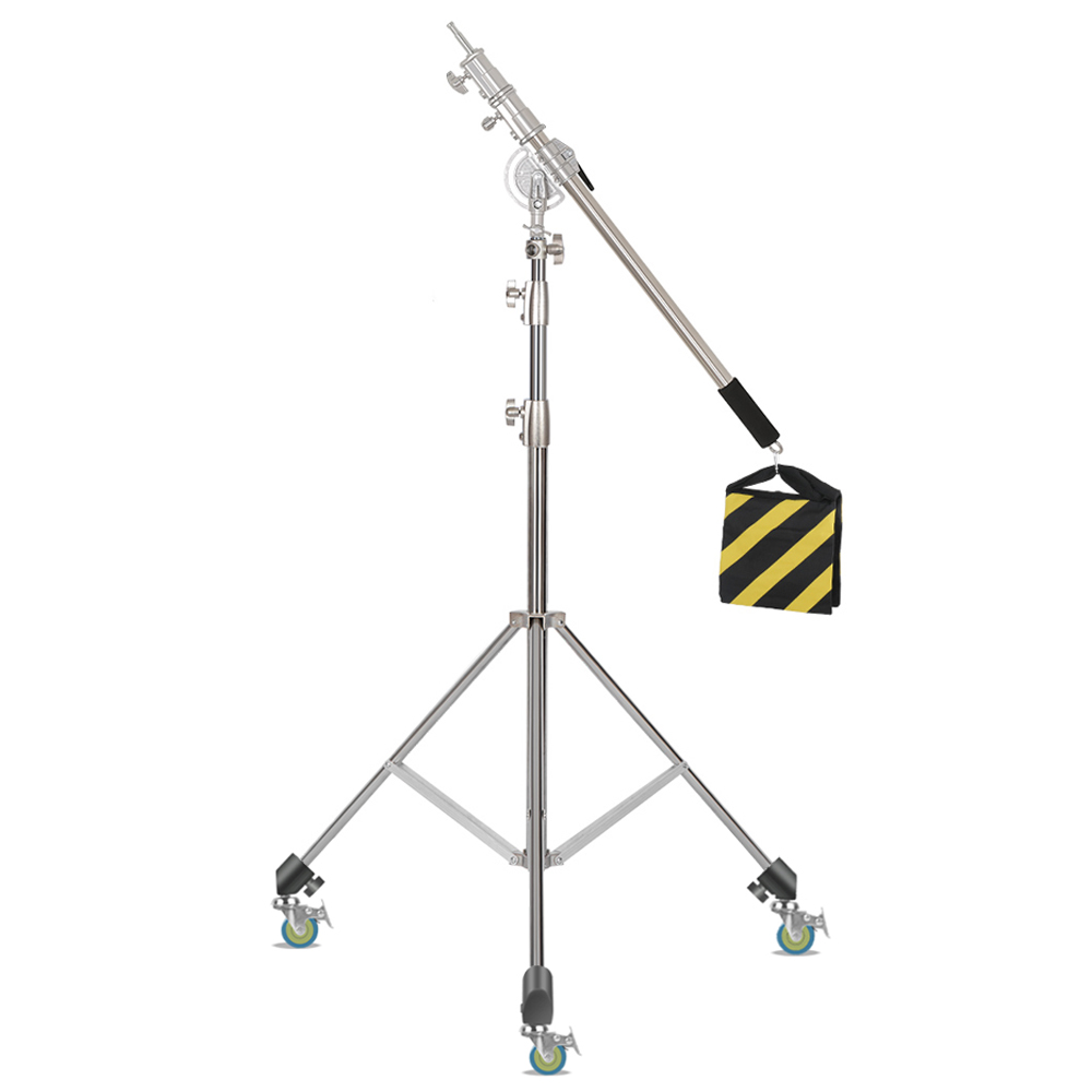 Photography Treatment - SH 2,8 M Edelstahl Licht Stehen