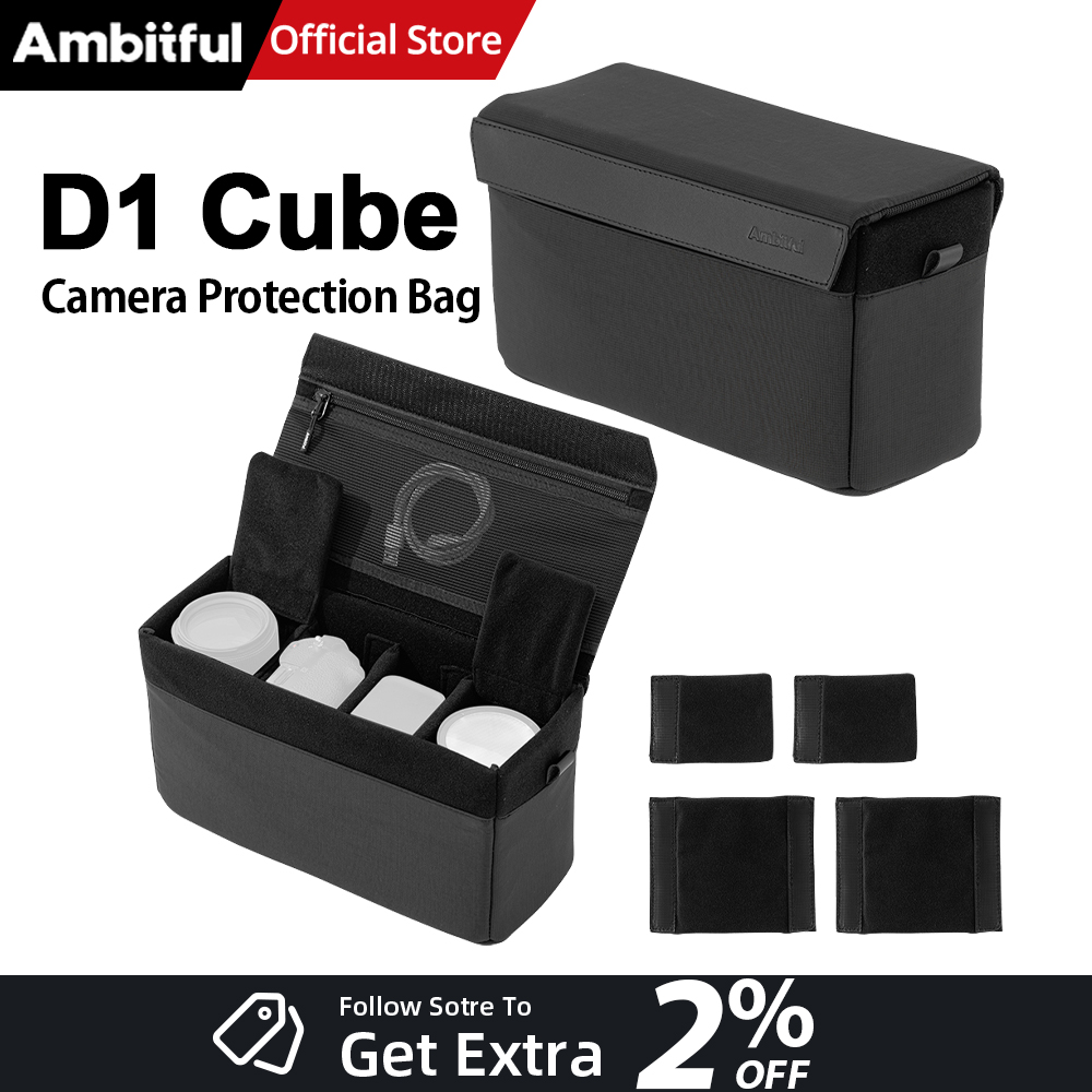 Photography Outdoor - AMBITFUL D1 Cube Wasserdichte DSLR-Kameratasche Multifunktionaler