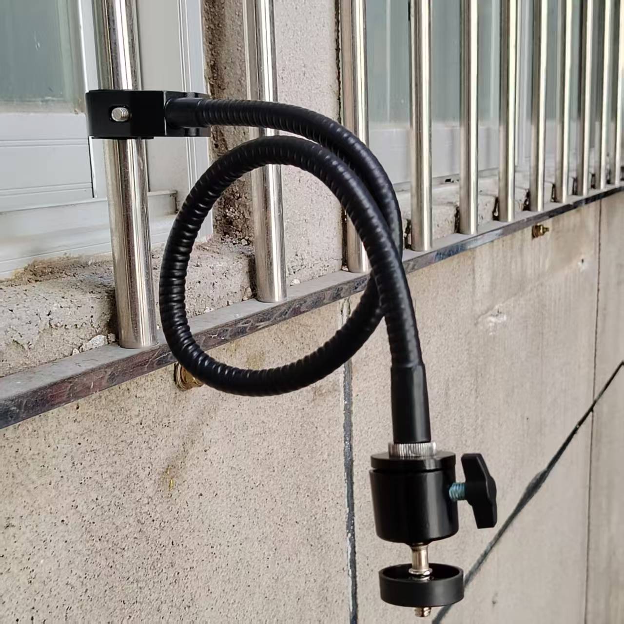 Photography Outdoor - Metall-Klemmhalterung für 360-Grad-Kamera 1/4 Zoll Kopf