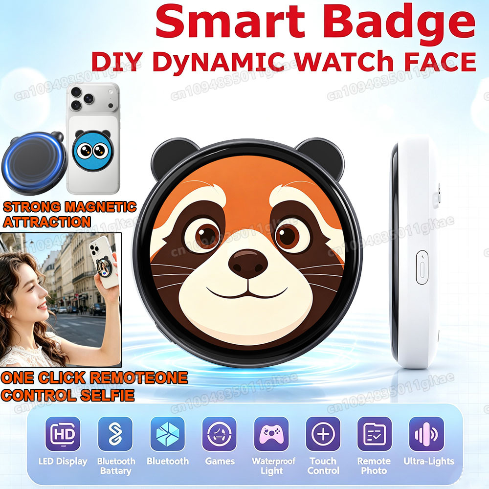 Photography History - 1,50 Zoll HD-Bildschirm Smart Dynamic E-Badge