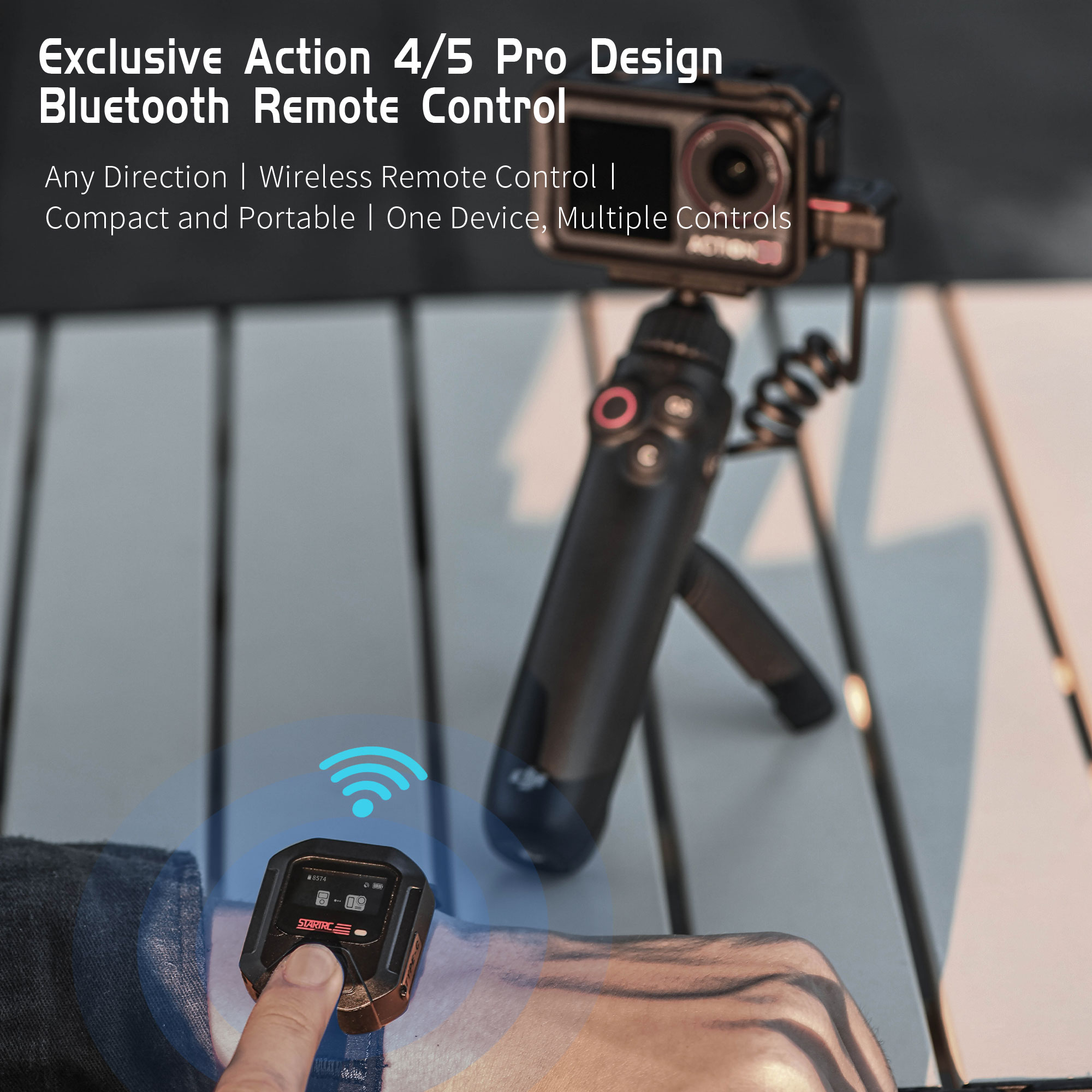 Camera Wrist Strap - Bluetooth-Fernbedienung mit integriertem GPS für DJI