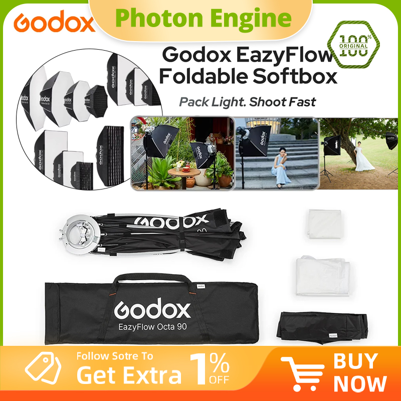 Photography Treatment - Godox EazyFlow Serie Faltbare Softbox mit