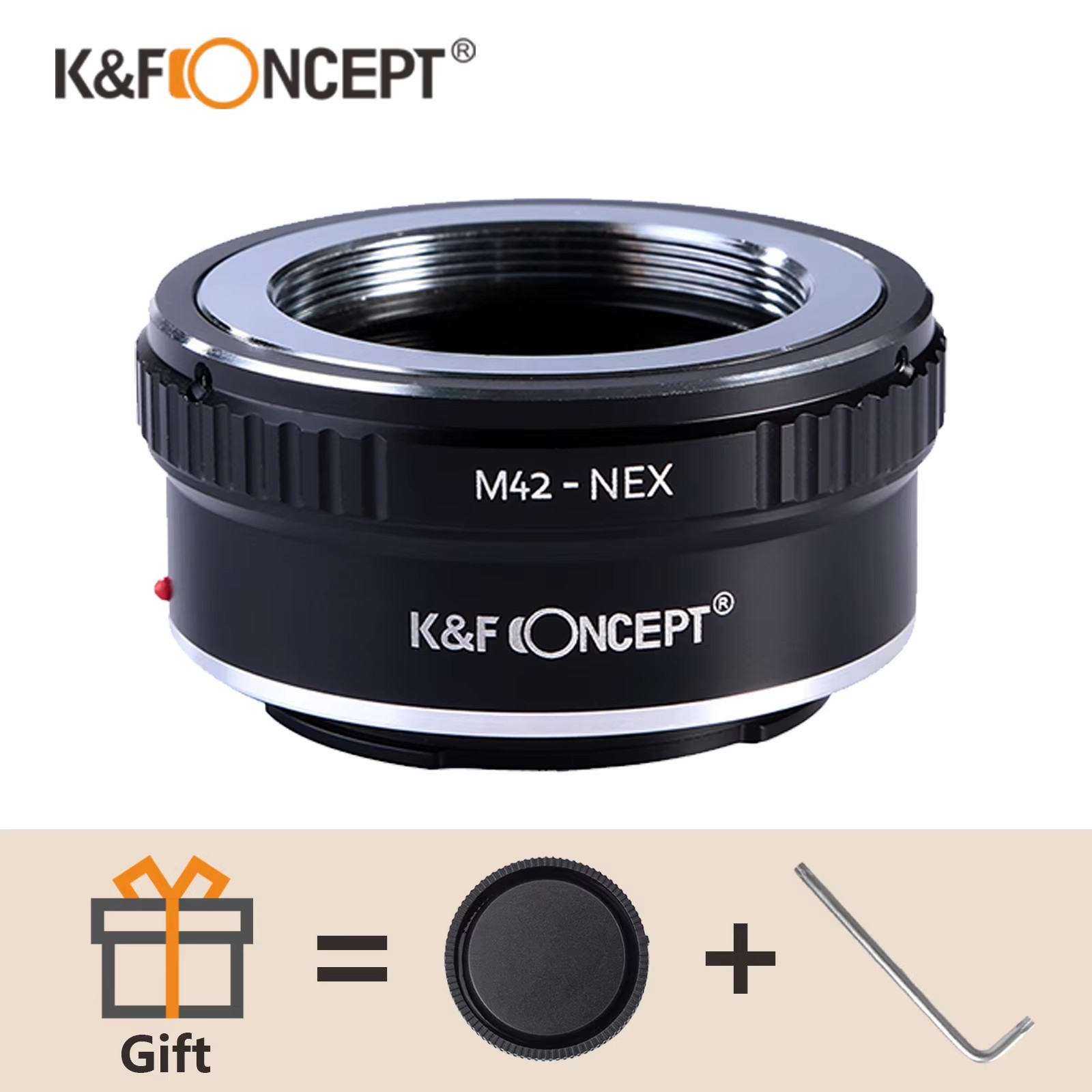 Sony Camera Zv-E10 - K&F Concept Adapter M42-E Objektivadapter für
