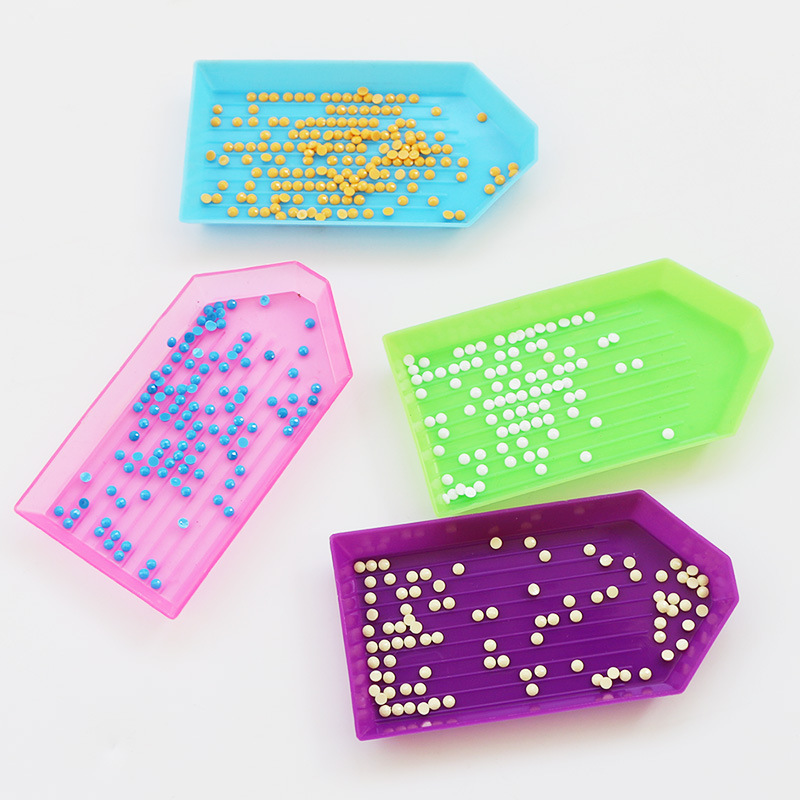 Photography Types - 10er-Pack Kleine Diamantmalerei-Schalen, 9cm Spitze Bohrplatten,
