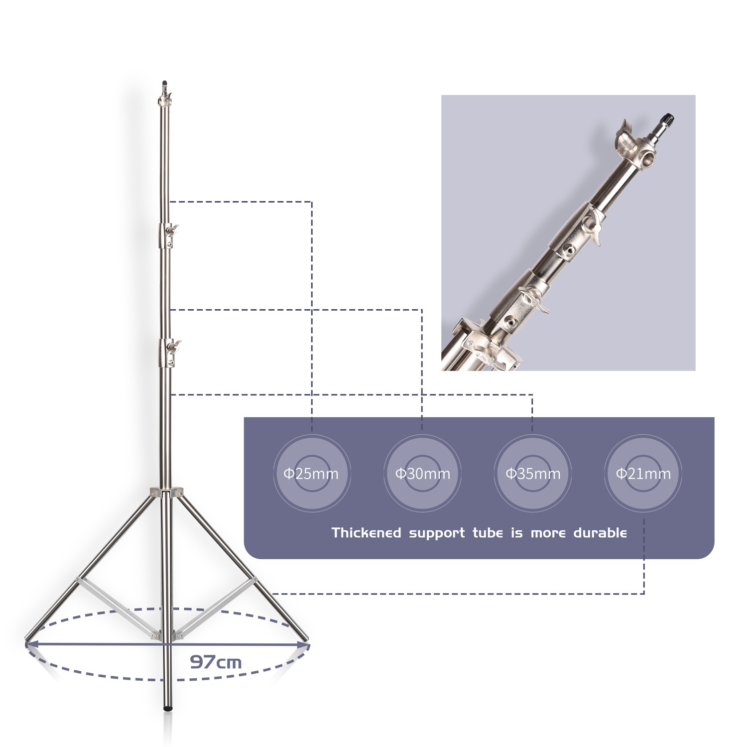 SH 2,8 M Edelstahl Licht Stehe – Photography Treatment Bewertung und Preis