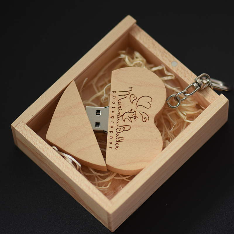 JASTER USB 2.0 Holzherz-Flash- – Photography Of Memories Bewertung und Preis