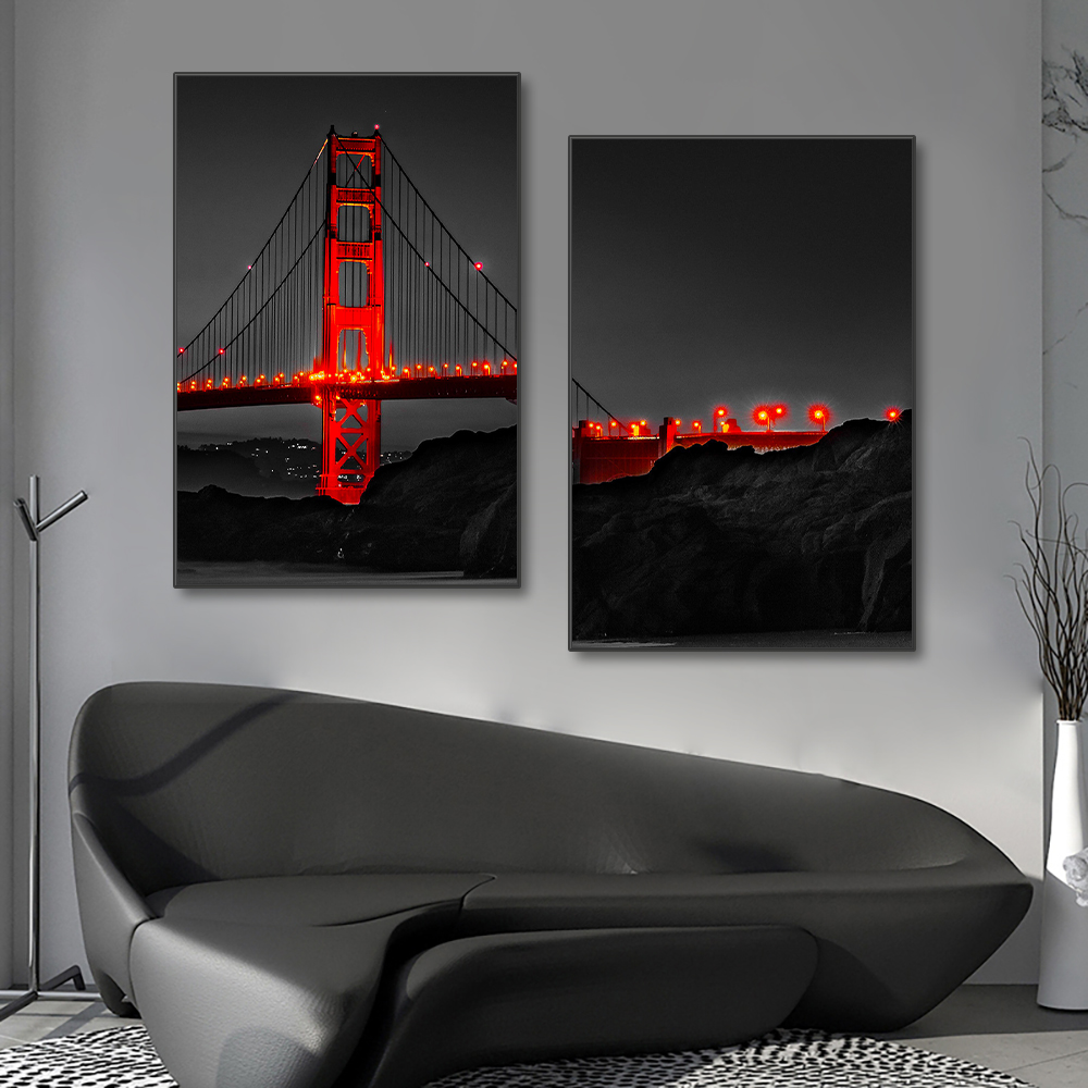 3PCS Rahmenlose Poster Golden  – Photography Types Bewertung und Preis
