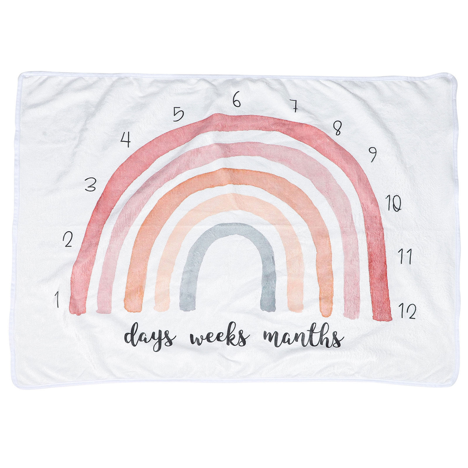 Regenbogen-Flanell-Babydecke W – Photography Of Memories Bewertung und Preis