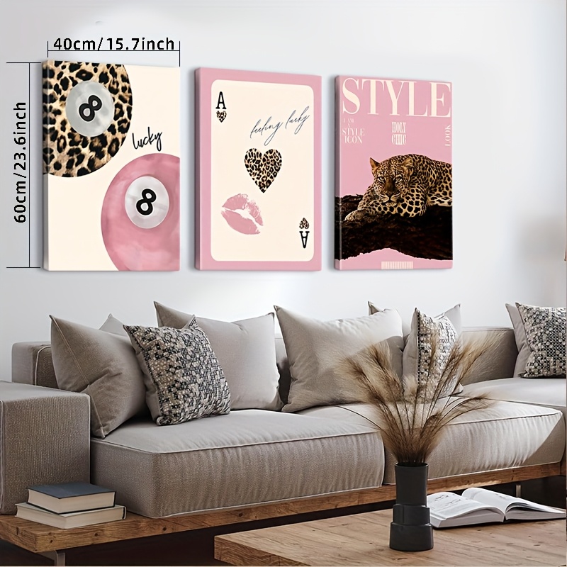 3-teiliger Leoparden-Geparden- – Photography Types Bewertung und Preis