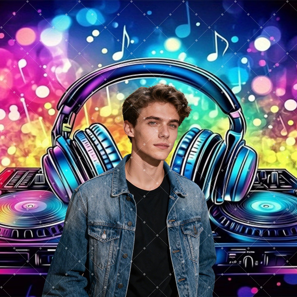 Hip-Hop-Musik, DJ-Party-Dekora – Photography Treatment Bewertung und Preis