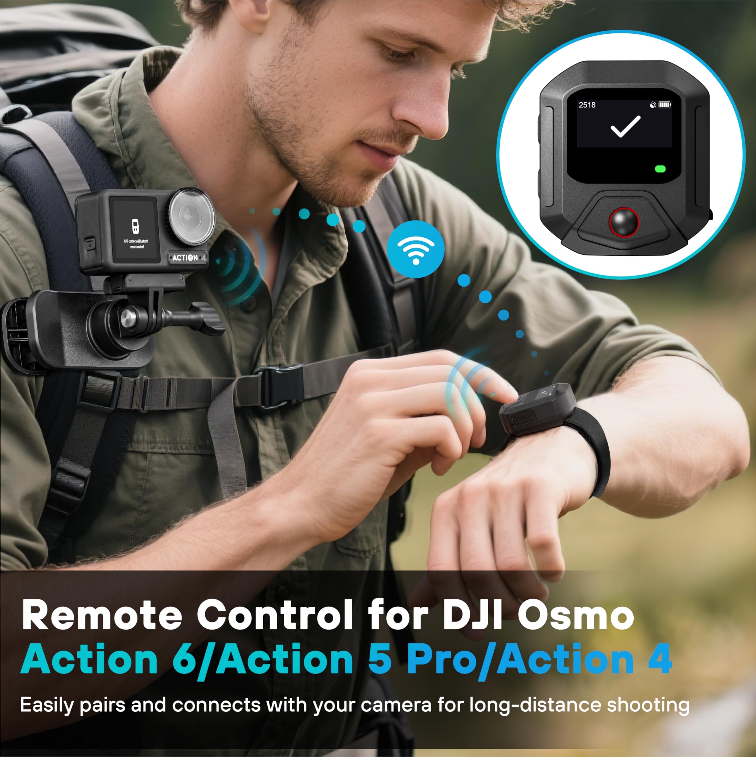 Bluetooth-Fernbedienung mit in – Camera Wrist Strap Bewertung und Preis