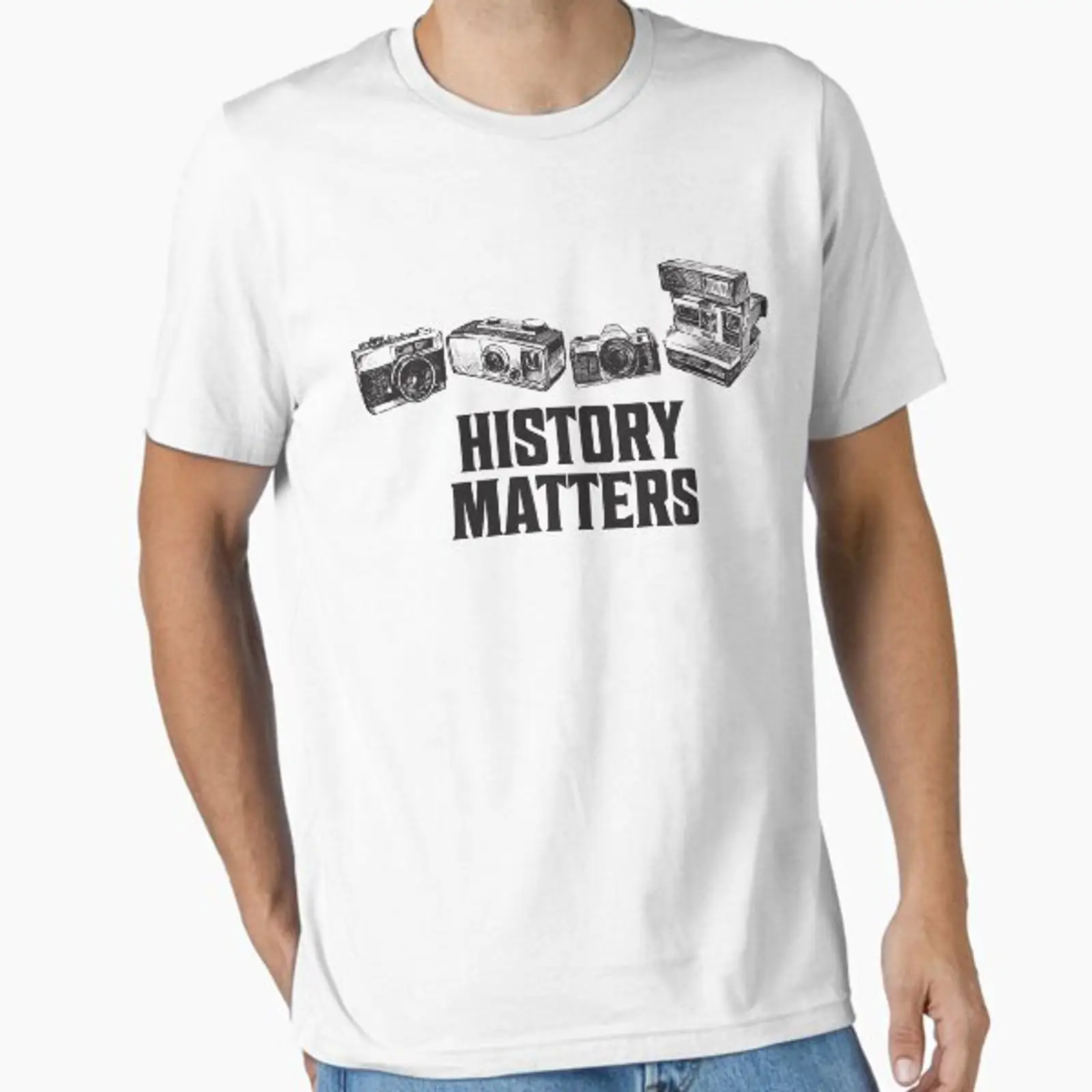 T-Shirt mit Zitaten aus der Fo – Photography History Bewertung und Preis
